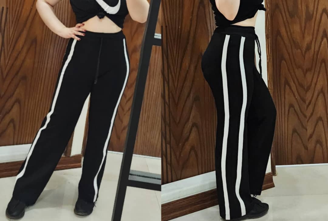 شلوار پنبه لاکرا دوخط بغل